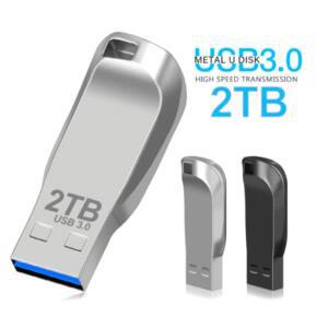 메탈 USB 3.0 펜 드라이브 고속 방수 플래시 디스크 업그레이드된 TYPE-C 어댑터 2TB