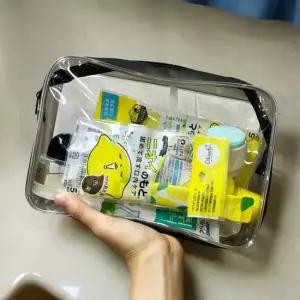 PVC 투명 대형 비치백 파우치 수영장가방 pvc파우치 투명파우치 pvc투명파우치
