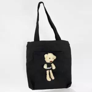 TBZ 곰돌이 빅 포켓 2way 쇼핑백 숄더백 에코백 2colors 숄더에코백 크로스에코백 귀여운가방