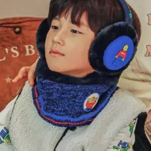 TBZ WJ 옥스포드 자수 넥워머 자수넥워머 방한넥워머 겨울넥워머 아동넥워머 어린이넥워머