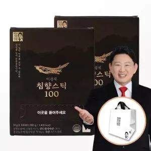 래오이경제 침향스틱100 실속형 10g*100포 2박스 (총 200포) + 쇼핑백 증정