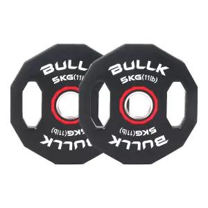 불크 12각 TPU 우레탄 중량 원판 5kg 2개입 바벨 역기 헬스 운동 홈트