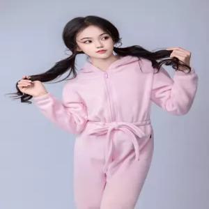 겨울 발레 가을 얼티밋퍼플 보온 슈트 워밍업 재즈 연습복