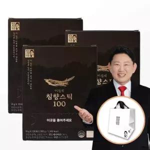 래오이경제 침향스틱100 실속형 10g*100포 3박스 (총 300포) + 쇼핑백 증정