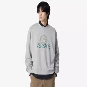 베르사체 메두사와 로고 맨투맨 - 라이트 그레이 10139691A114011E090