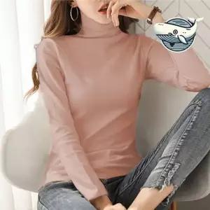 겨울 따뜻한 베이직 목폴라 티셔츠 여성 목폴라 터틀넥 폴라티 여성폴라티 목티 여자목티