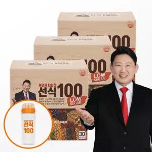 [이경제]더힘찬 선식 100 3박스(90포)+쉐이커 저당 아침 식사대용