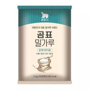 대한제분 곰표 중력 밀가루 3kgx6개
