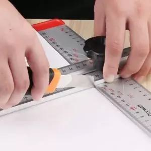 알루미늄 각도자 전문가용 선긋기 가이드 레일 합금 목공 원형