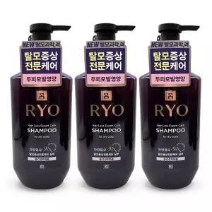 려 자양윤모 9EX 탈모증상완화 샴푸 중건성두피용 400ml 3개