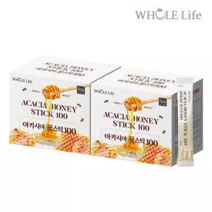 홀라이프 아카시아 꿀스틱 100 10g x 50포 x 2박스