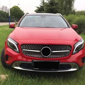전면 흡입구 범퍼 그릴 마스크 그리드 바디 키트 튜닝 액세서리 메쉬 메르세데스 벤츠 GLA X156 2014-2019