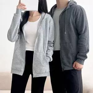 [골드스마일]베이직 남녀 아우터 후드집업 기모안감 점퍼 3color 기본