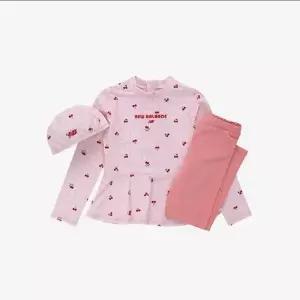 뉴발란스키즈(NB Kids) NBgC Cherry Blossom플레어 래쉬가드 레깅스 셋업 NK9RG3772G(25)Pink