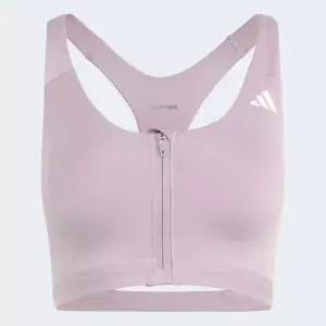 [아디다스]KA4746 Womens 옵티메 에센셜 워크아웃 지퍼 프론트 미디엄 서포트 브라