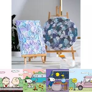 백드롭 페인팅 DIY/놀이/그리기/캔버스/그림/미술/재료/액자/만들기/키트/세트/미술용/취미/셀프/고급/공작