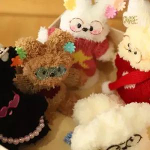 젠나나 6컬러 모루인형만들기 패키지 키트 diy 키링 가방고리 커플선물 커플아이템 우정템