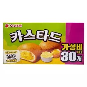 오리온 카스타드 30입 실속형 690g x 1개