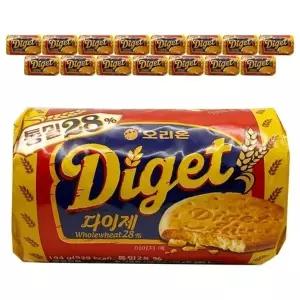 오리온 다이제 통밀 194g x 16개