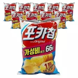 오리온 포카칩 오리지널 66g x 10개
