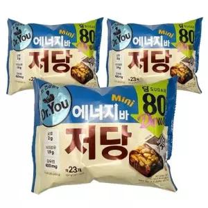 오리온 닥터유 저당 에너지바 미니 324g x 3개