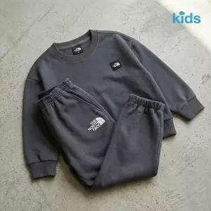 노스페이스키즈 NM5MS01T 키즈 고 투 세트 CHARCOAL GREY