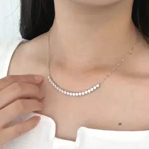 랩 다이아 목걸이 3.5미리 1부 후반 하프 테니스 결혼 기념일 레이어드 여자 친구 생일