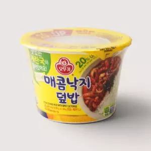오뚜기 컵밥 매콤낙지덮밥 (즉석국) 285G X 12개