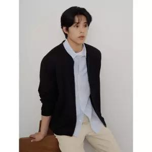 [빈폴] 핫써머 스테디움 넥 져지 아우터 블랙 (BC6441C795)
