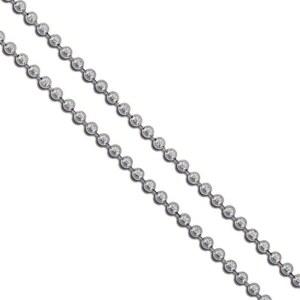 스테인리스 스틸 밀리터리 볼 비즈 체인 링크 4mm 팔리니 개 태그 3mm 2mm 6mm 목걸이
