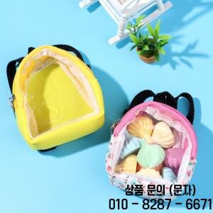 PVC 미니 가방 세트 15 20cm 인형 투명 배낭 14세 이상 선물 장난감 1/6