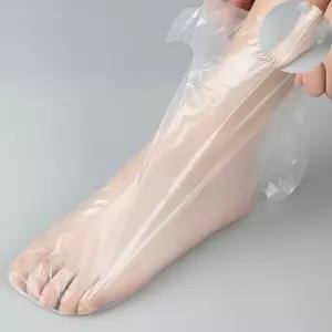 풋제품 홈케어 발팩 비닐덧신 100매 풋마스크 전용 일회용 커버