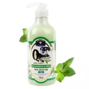 [반려] 1P 허브 올인원 큐엔자임 강아지 샴푸 린스겸용 750ml