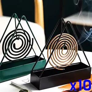 고품질 TBZ 코일형 모기향걸이 캠핑 휴대용 모기향거치대 x10개 모기향연소대 모기향받침대 WFM3DQQ