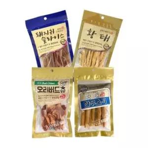 [PET] 강아지 간식 담은 황태 천연수제 한우스틱 X2개