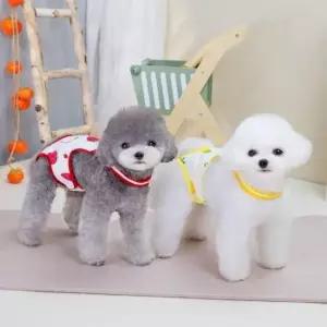 [PET] 강아지 홀터넥 후르츠 과일 반려 중성화복