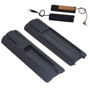 LThyzzb 전술 경압 스위치 마운트 플레이트 손전등 제공 스카 키트 액세서리 포켓 TD 20mm 원격 피카티니 레일 PEQ 패널,