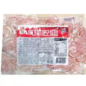 부대찌개모듬햄(1K)X15 부대재료/캠핑/찌개용햄
