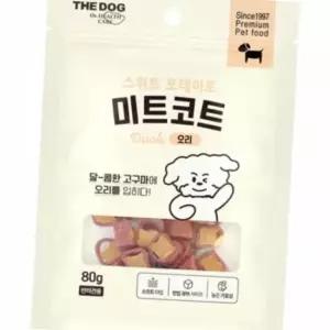 더독 미트코트 스위트포테이토 오리 80g