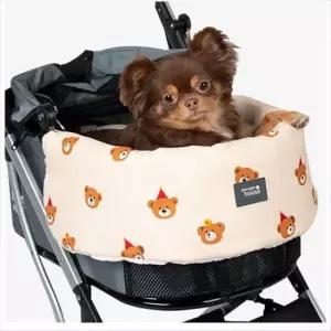 [PET] 베이지 유모차가드 파티배어 강아지 고양이 애견