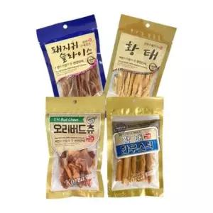 [반려] 담은 천연수제 간식 X2개 강아지 황태 한우스틱 애견간식 애완견간식