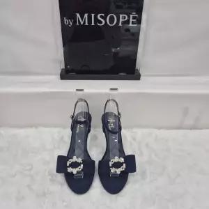 [미소페]By미소페 큐빅 리본 스트랩 샌들 112HZ424GP008 NAVY 1_JJ