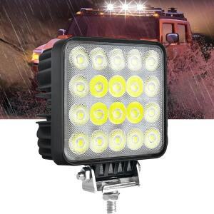 60W LED 작업등 12V 24V 스팟 플러드 콤보빔 안개등 방수 오프로드 헤드라이트 헤비듀티 트랙터 트럭용