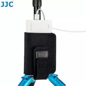 JJC 장비 장착 스트랩 케이블 크래들 삼각대 다리 라이트 스탠드 리모콘 사진 액세서리용 가방