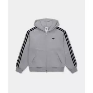 아디다스 ADIDAS 후드 집업 - 그레이:블랙 KC9317 324307
