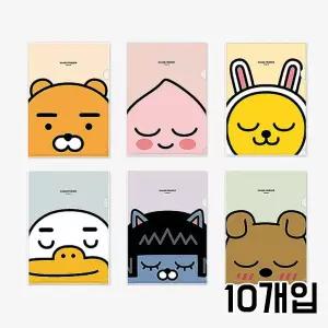 카카오프렌즈 L홀더-10개입/498022/엘자홀더 L자홀더 엘파일 L파일