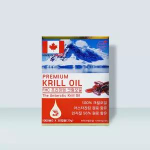 FHC 프리미엄 남극 크릴오일 1000mg 30캡슐 x 1set