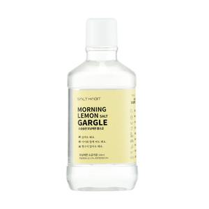 잇몸부었을때 물소금 모닝레몬 500ml 신안 천일염 어린이 소금가글 천연치약