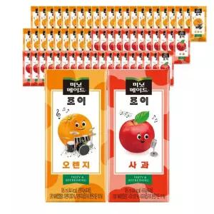 코카콜라 미닛 조이 오렌지 195ml X32팩,애플 195ml X32팩