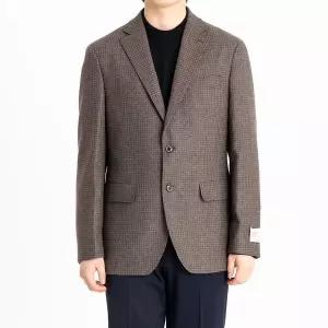 [킨록바이킨록앤더슨](신세계 사우스시티)방모 브라운 하운드투스 이태리 수입원단 캐주얼 자켓